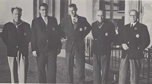 Heinrich Harrer, Hugo Hild, Alexander Maculan, Attilio Conte de Smecchia, Hugo M. Eckelt